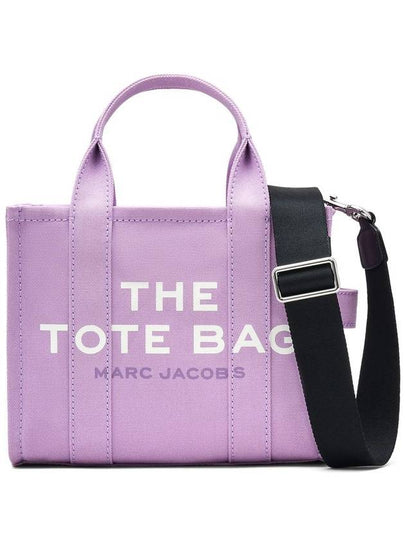 Logo Small Canvas Tote Bag Purple - MARC JACOBS - BALAAN 2