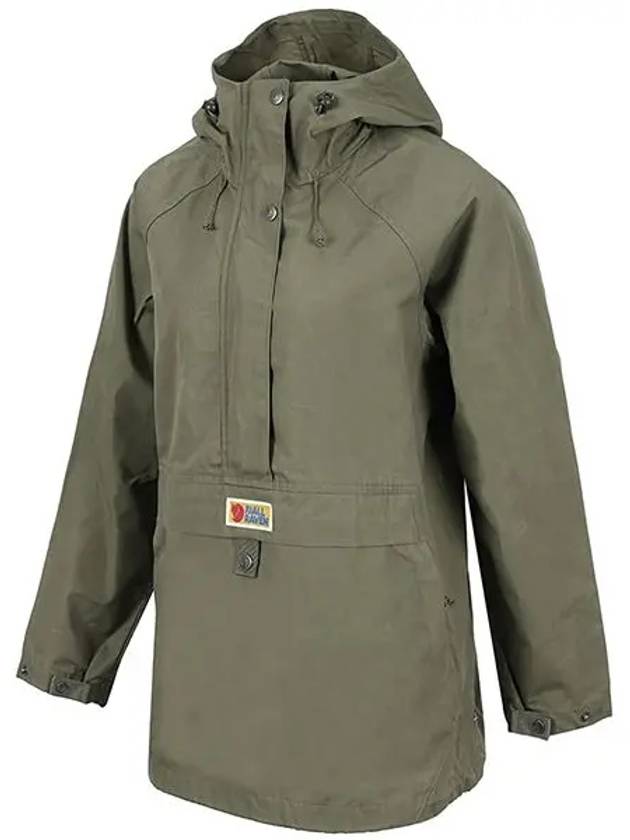 Women's Vardag Anorak Track Jacket Green - FJALL RAVEN - BALAAN 3