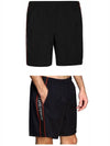 Men's Side Logo Tape Swim Shorts Black - ALEXANDER MCQUEEN - BALAAN 5