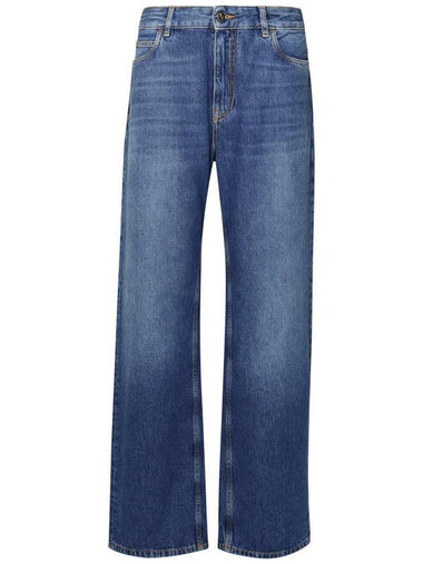 Etro Light Blue Cotton Jeans - ETRO - BALAAN 1