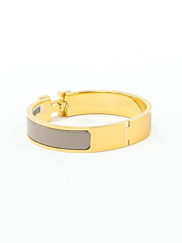 Clic H Bracelet Gold Marron Glace - HERMES - BALAAN 4