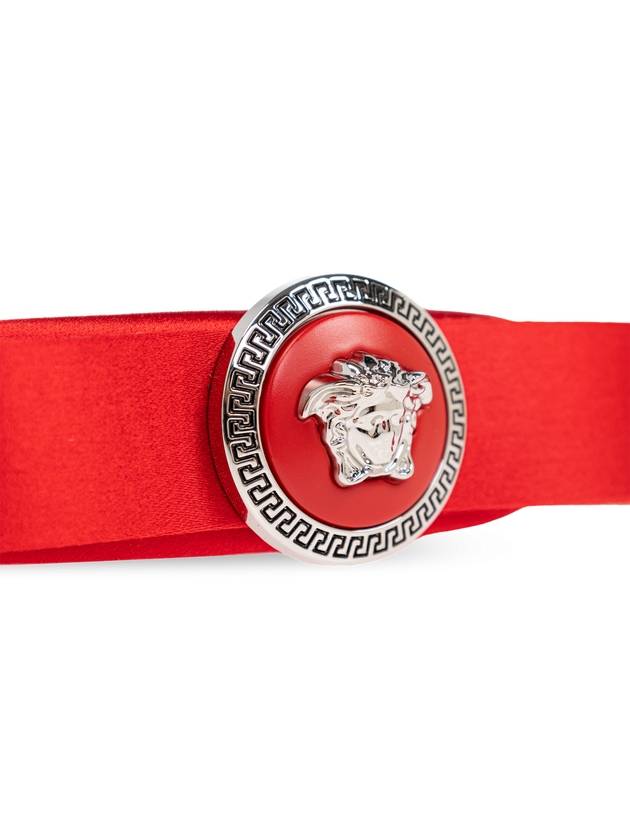 Versace Satin Headband, Women's, Red - VERSACE - BALAAN 3