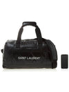 Nylon Zipper Pocket Duffel Bag Black - SAINT LAURENT - BALAAN 7
