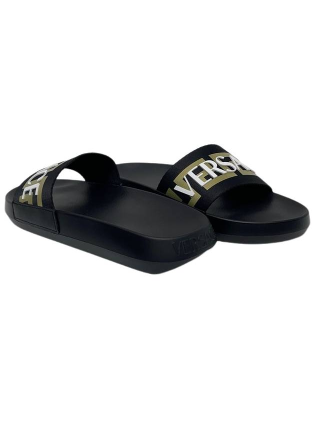 23SS Greca Logo Slippers 1008732 - VERSACE - BALAAN 3