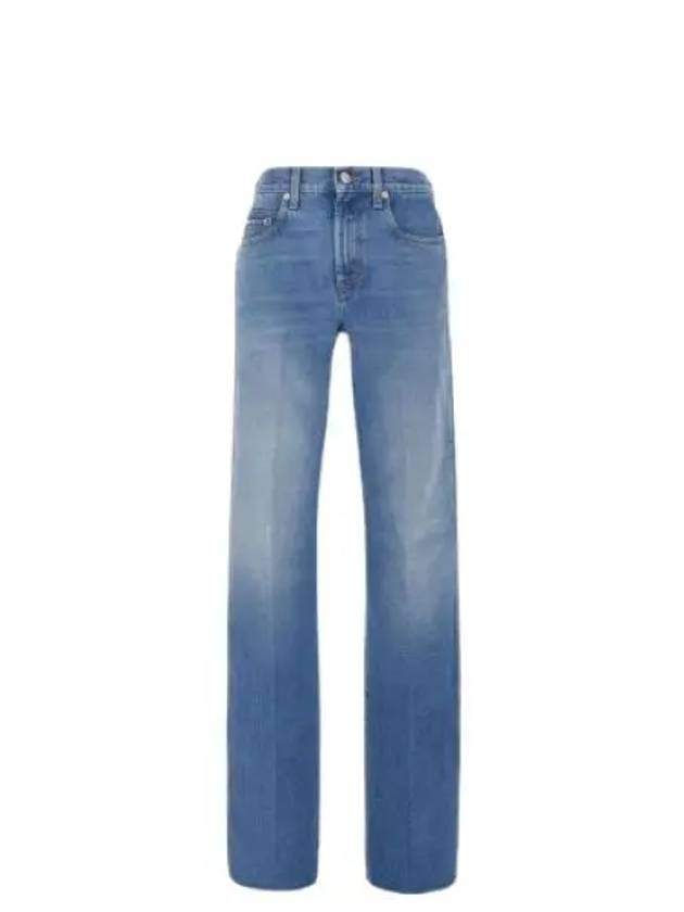 Cotton Straight Jeans Blue - GUCCI - BALAAN 2