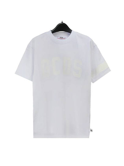 Women's Logo Short Sleeve T-Shirt White - GCDS - BALAAN 2