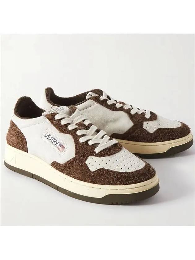 Medalist Low Top Sneakers White Brown - AUTRY - BALAAN 3