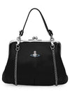 Granny Frame Purse Cross Bag Black - VIVIENNE WESTWOOD - BALAAN 3