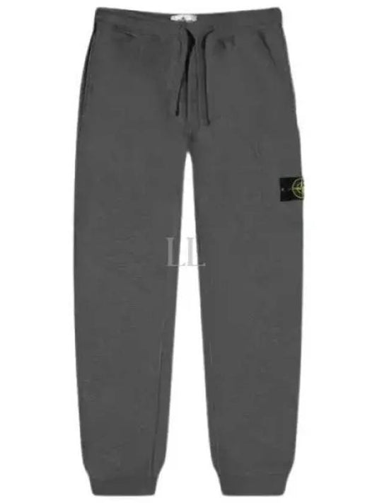 Waffen Patch Cotton Fleece Track Pants Dark Grey - STONE ISLAND - BALAAN 2