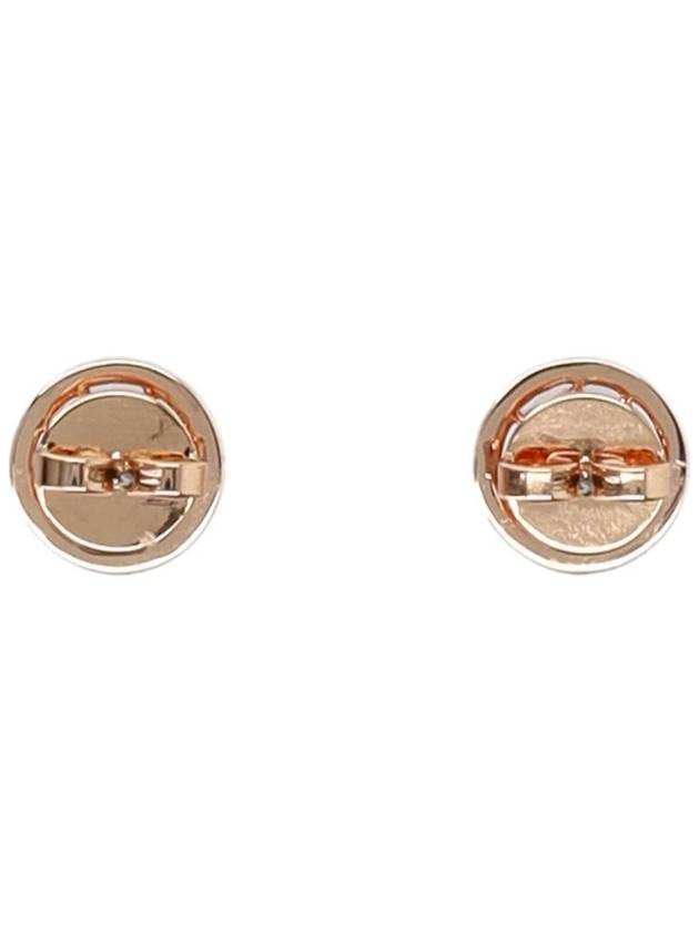 Miller Crystal Stud Earrings Rose Gold - TORY BURCH - BALAAN 3