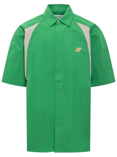 Short Sleeve Shirt BMGA070S23FAB001 5962 GREEN - AMBUSH - BALAAN 2