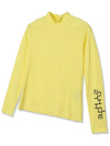 Cool material raglan base layer woman YELLOW - 20THHOLE - BALAAN 5