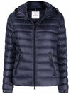 Women's Bles Hooded Lightweight Padding Night Blue - MONCLER - BALAAN 2