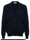 Bold Fox Head Patch Regular Cardigan Navy - MAISON KITSUNE - BALAAN 2