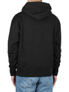 Box Logo Print Cotton Hoodie Black - MSGM - BALAAN 5