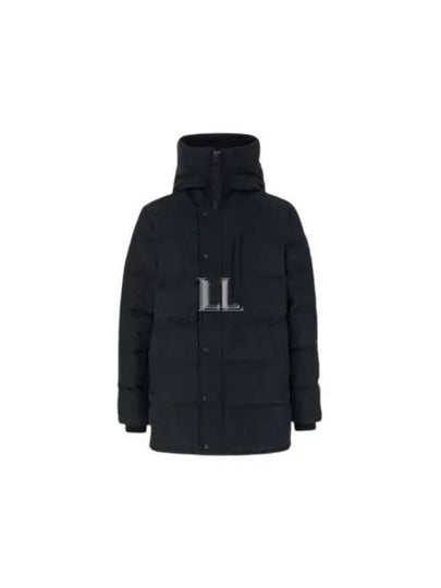 Carson Label Padded Parka Black - CANADA GOOSE - BALAAN 2