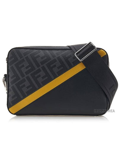 Diagonal FF Logo Camera Cross Bag Black - FENDI - BALAAN 2