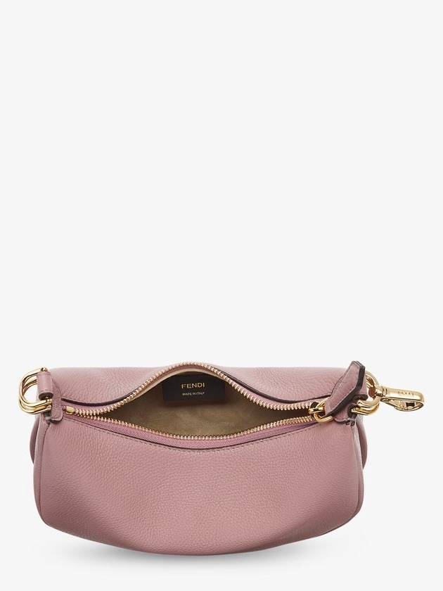 Fendigraphy Small Leather Tote Bag Pink - FENDI - BALAAN 4