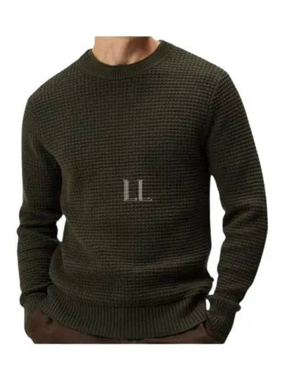 Men's Oliver Structure Knit Top Forest Green - J.LINDEBERG - BALAAN 2