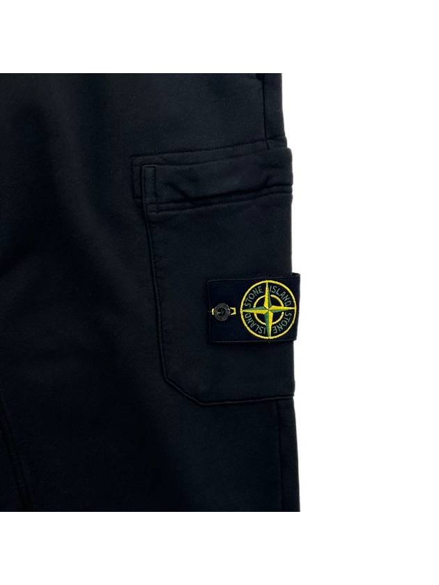 Wappen Cargo Pocket Training Baggy Pants Black - STONE ISLAND - BALAAN 4