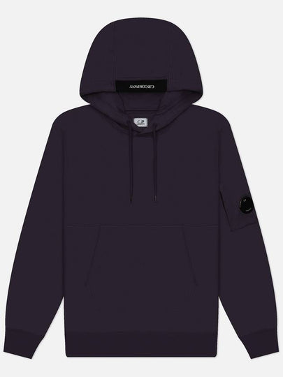 Diagonal Raised Fleece Lens Hoodie Purple - CP COMPANY - BALAAN 2