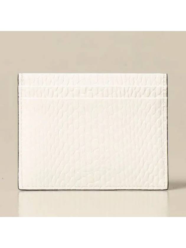 Chios Spike Business Card Card Holder White - CHRISTIAN LOUBOUTIN - BALAAN.