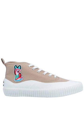 Maison Kizune Acide Fox Patch HighTop Sneakers - MAISON KITSUNE - BALAAN 1