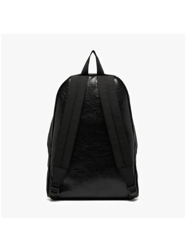 Explorer Logo Print Leather Backpack Black - BALENCIAGA - BALAAN 5