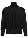 Women's Talea Virgin Wool Turtleneck Black - MAX MARA - BALAAN 4