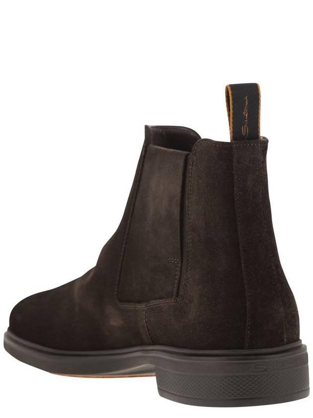 Easy suede ankle boot - SANTONI - BALAAN 3