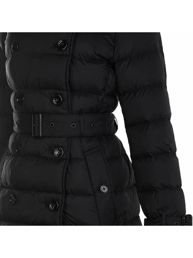 Detachable Hoodie Puffer Coat Padded Black - BURBERRY - BALAAN 9