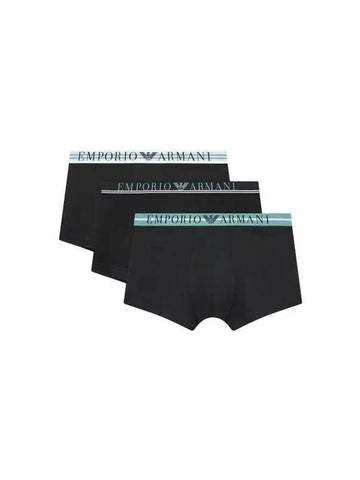 UNDERWEAR Online Exclusive Men s Line Logo Banding Soft Draw 3PACK Black 270732 - EMPORIO ARMANI - BALAAN 1