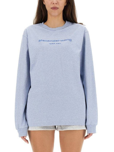 Alexander Wang Sweatshirt With Logo - ALEXANDER WANG - BALAAN 1