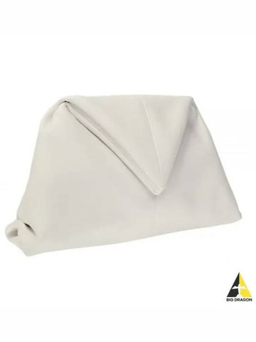 Triangle Clutch Bag White 622712 VCP30 - BOTTEGA VENETA - BALAAN 1
