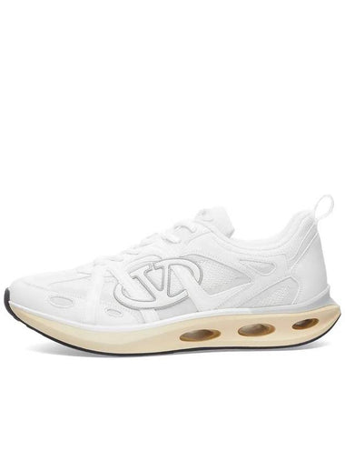 V Logo Easyjog Low Top Sneakers White - VALENTINO - BALAAN 1