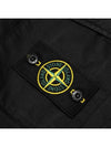 Stretch Cotton Wool Satin Cargo Pants Black - STONE ISLAND - BALAAN 5