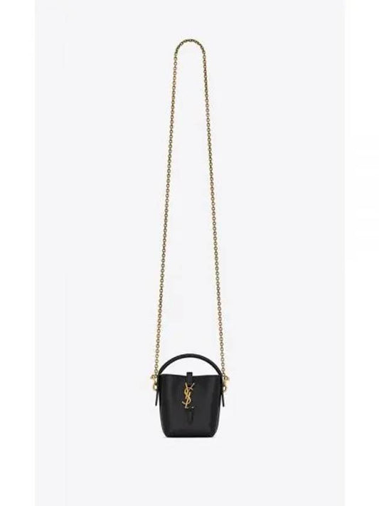 Le 37 Micro Bucket Bag Black - SAINT LAURENT - BALAAN 2