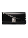 Givenchy 4G silver logo chain on wallet cross bag black - GIVENCHY - BALAAN 1