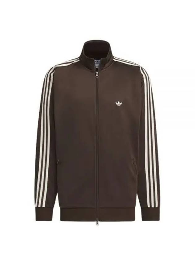 Originals Embroidery Logo Track Jacket Dark Brown - ADIDAS - BALAAN 1