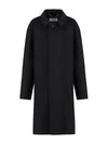 Wool Viscose Single Coat Black - MAISON MARGIELA - BALAAN 2