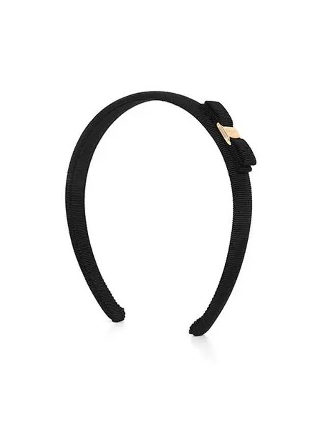 Vara Bow Headband Black - SALVATORE FERRAGAMO - BALAAN 3