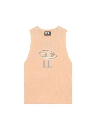 M Onerva Logo Plaque Cut Out Sleeveless Pink - DIESEL - BALAAN 2