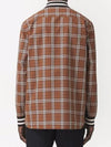 Collar Check Long Sleeve Shirt Brown - BURBERRY - BALAAN 5