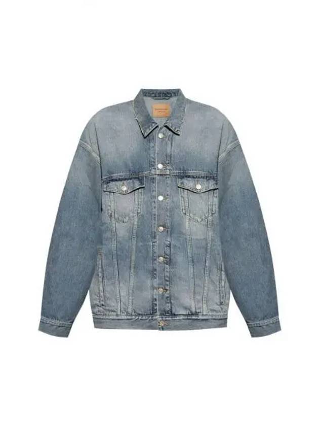 Oversized Fit Denim Jacket Blue - BALENCIAGA - BALAAN 2