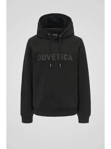 Cavazzo M Hoodie Black Men s Training Top - DUVETICA - BALAAN 1