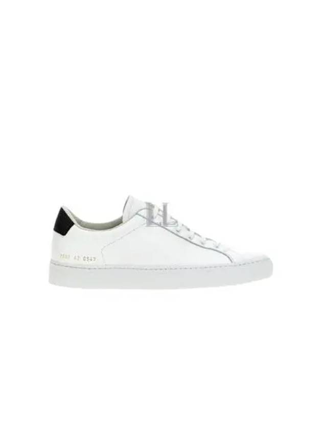 Retro Low Top Sneakers Black White - COMMON PROJECTS - BALAAN 2