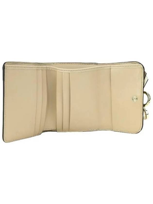 Alphabet Logo Half Wallet Beige Ivory - CHLOE - BALAAN 5