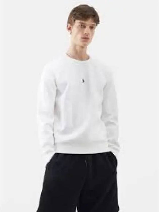 Points Cotton Blend Long Sleeve Sweatshirt White - POLO RALPH LAUREN - BALAAN 1