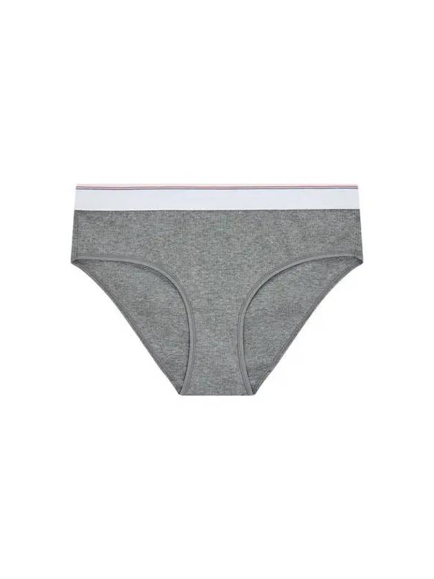 Ribbed Logo Banding Briefs Dark Gray - ALEXANDER WANG - BALAAN 1