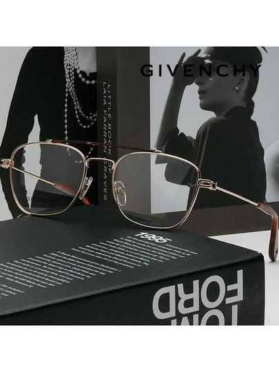 Glasses frame GV0053 J5G gold two bridge light - GIVENCHY - BALAAN 2